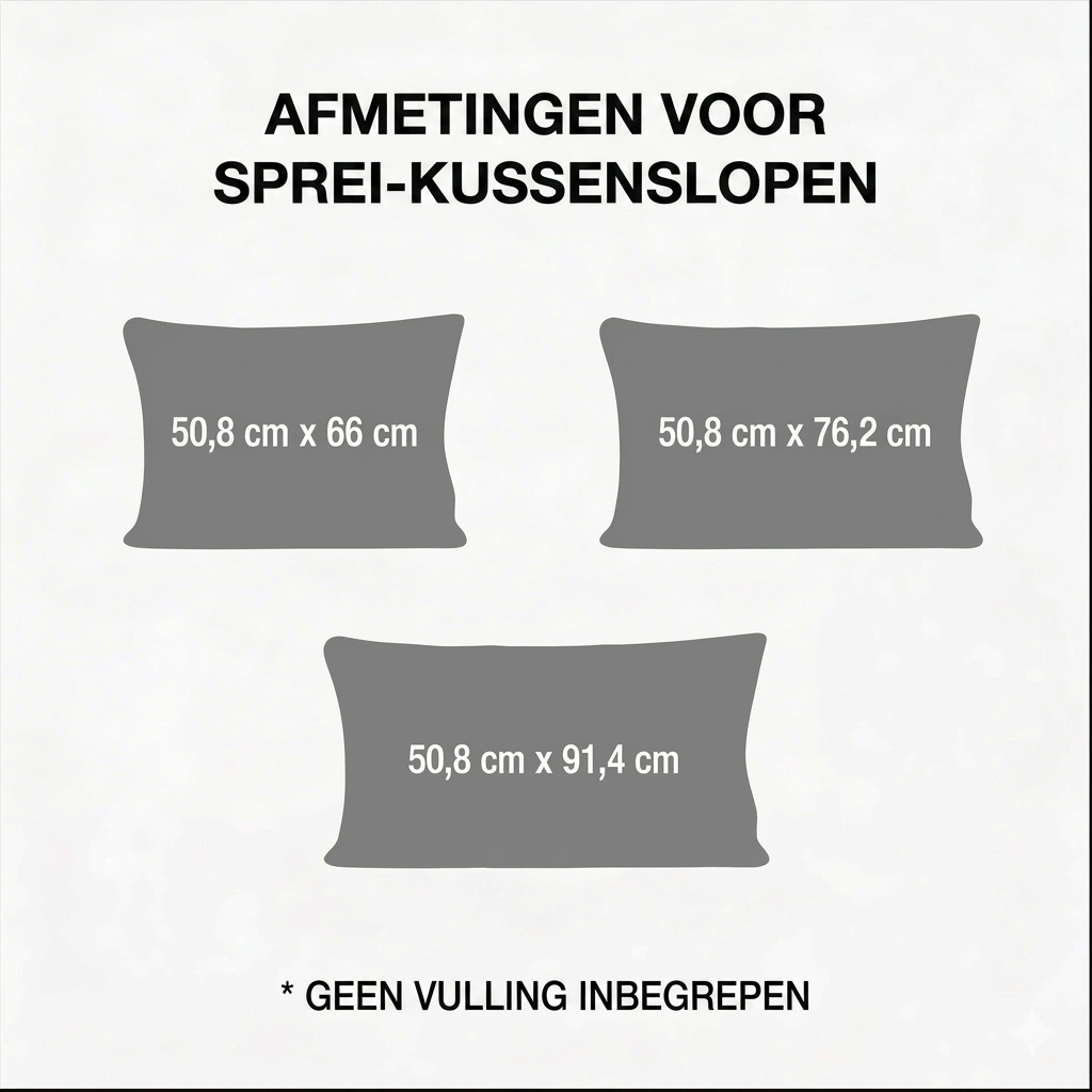 Gekleed Kussenhoes - Bevroren Wonder