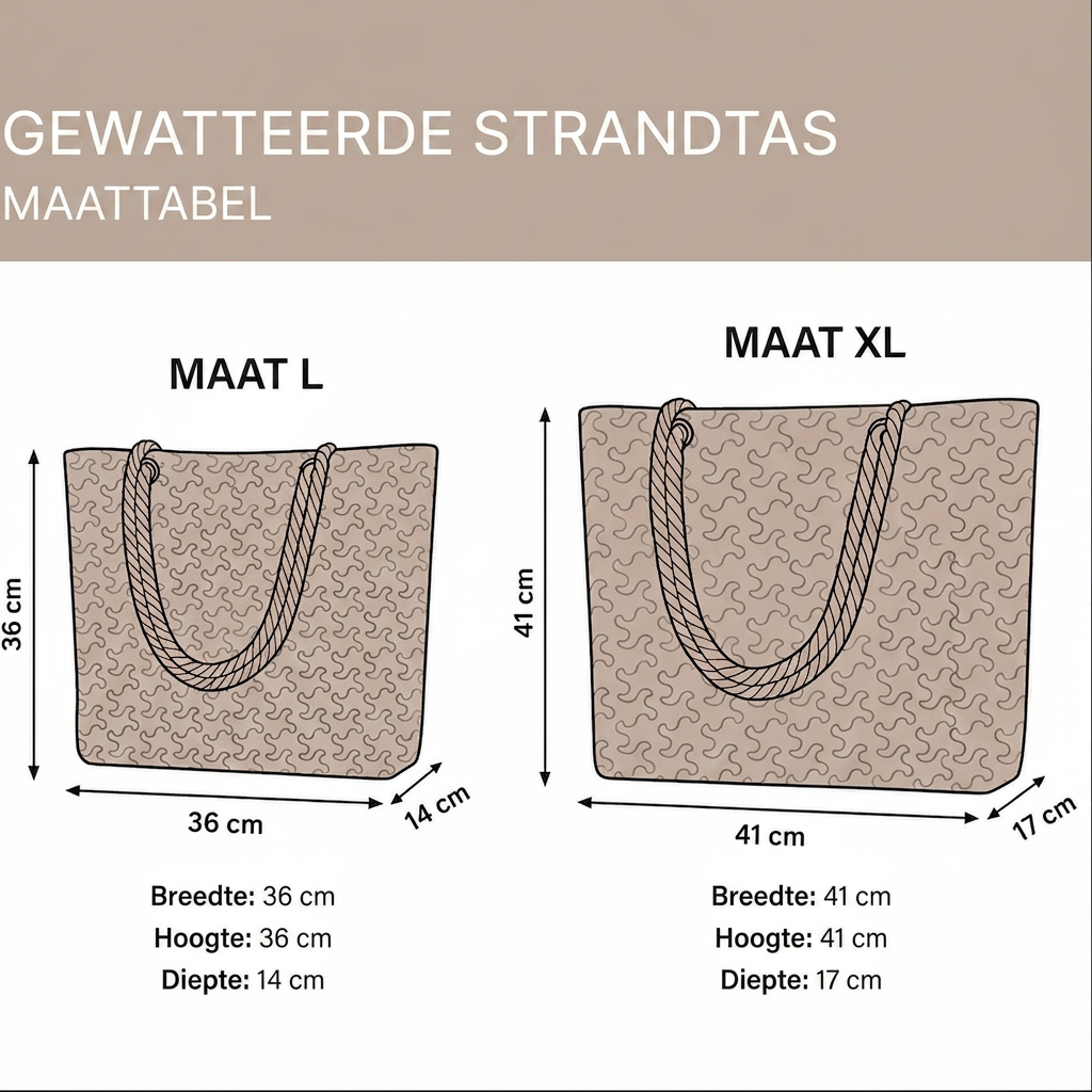 Ingrid | Handgemaakte strandtas