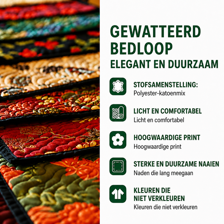 Lotte - Gewatteerde bedloper Kabouter Samenkomst