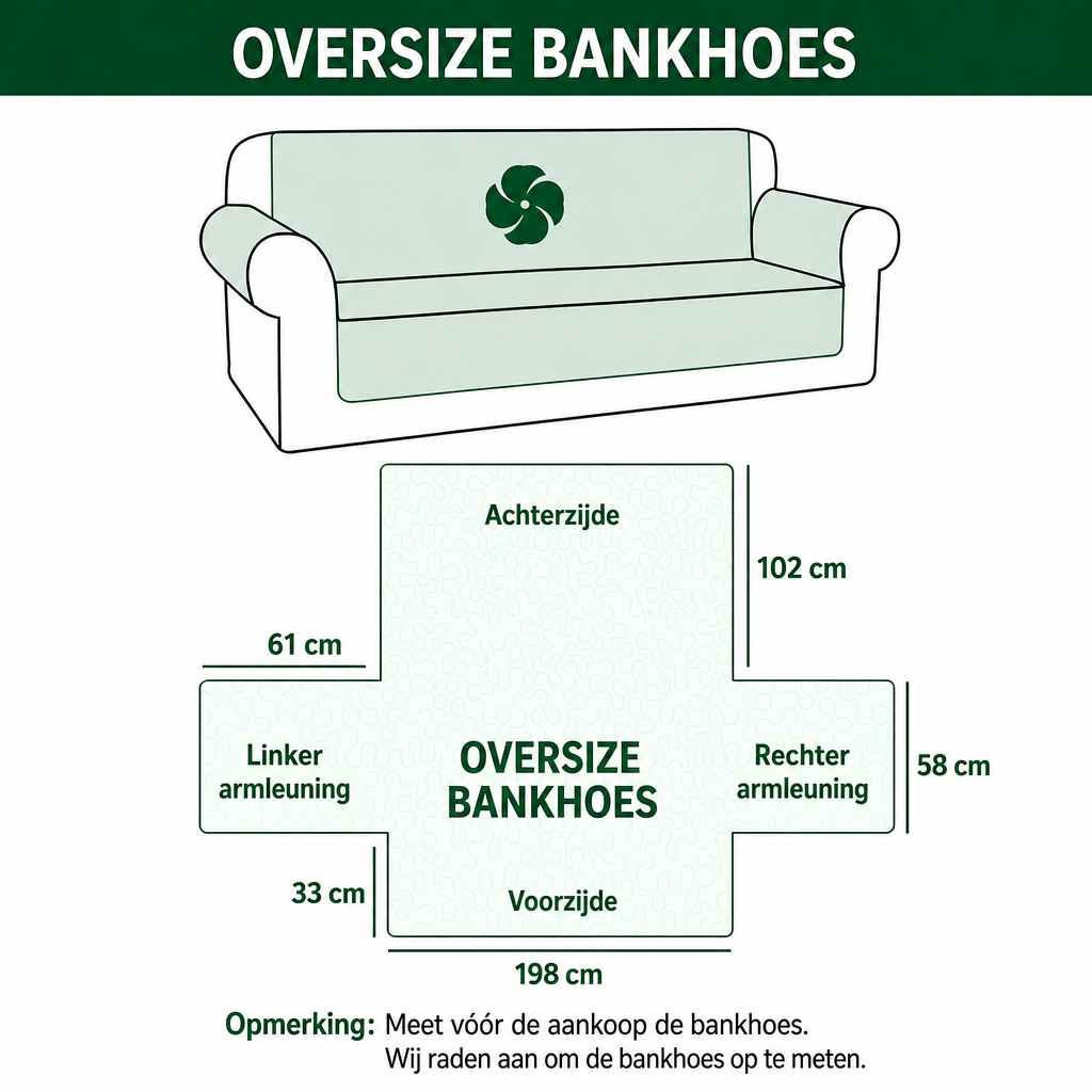 Willemijn - Gewatteerde bankhoes Woud aan Schemering