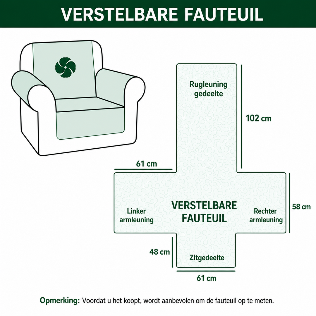 Marlies - Gewatteerde bankhoes Sneeuwpoppen van Sneeuw Dansend