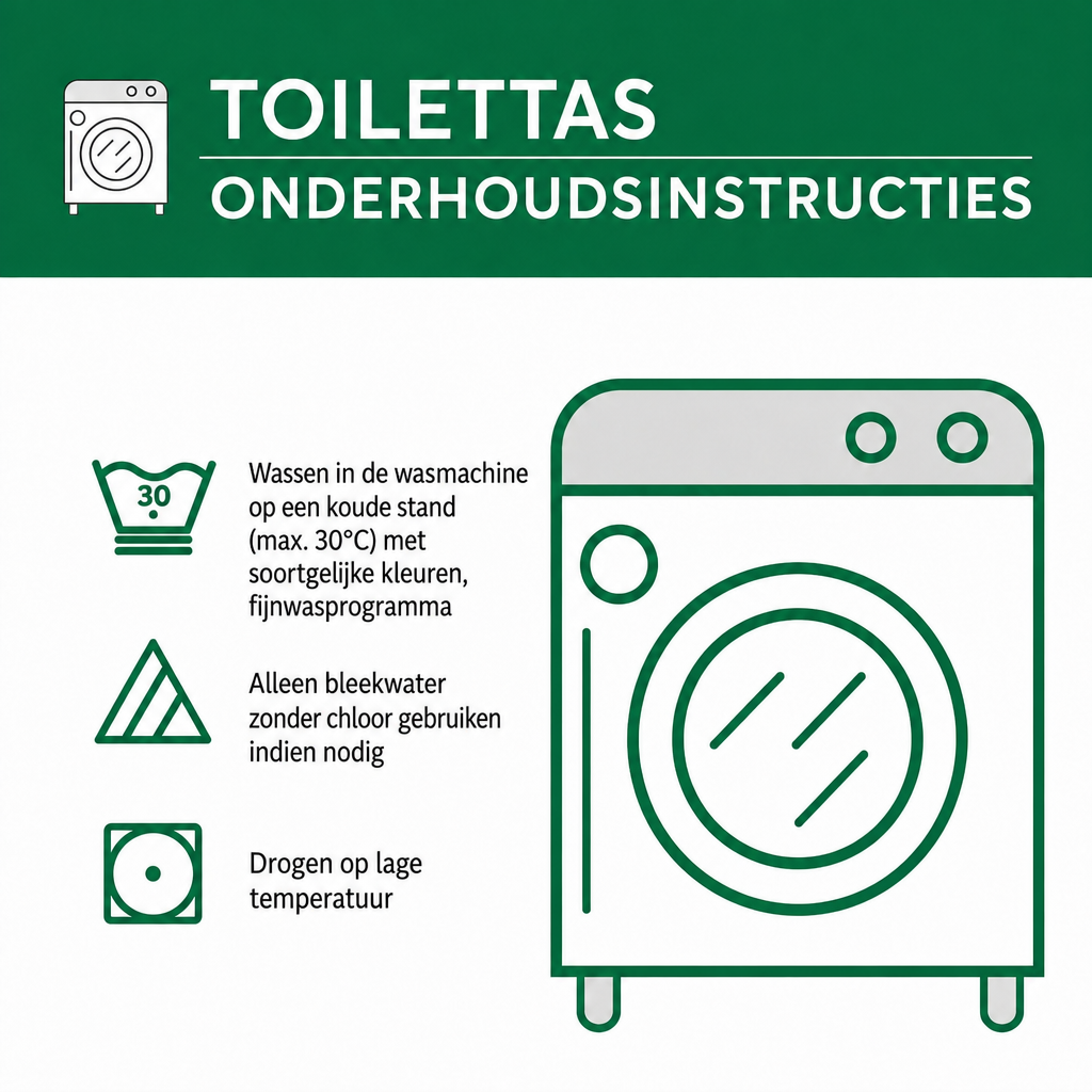 Rianne - Gewatteerde toilettas Nachtroos