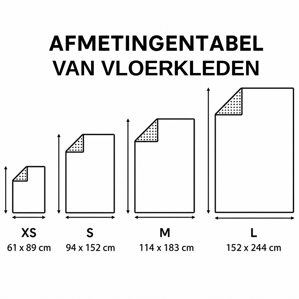 Sanne - Decoratief vloerkleed Vorm van Alpen